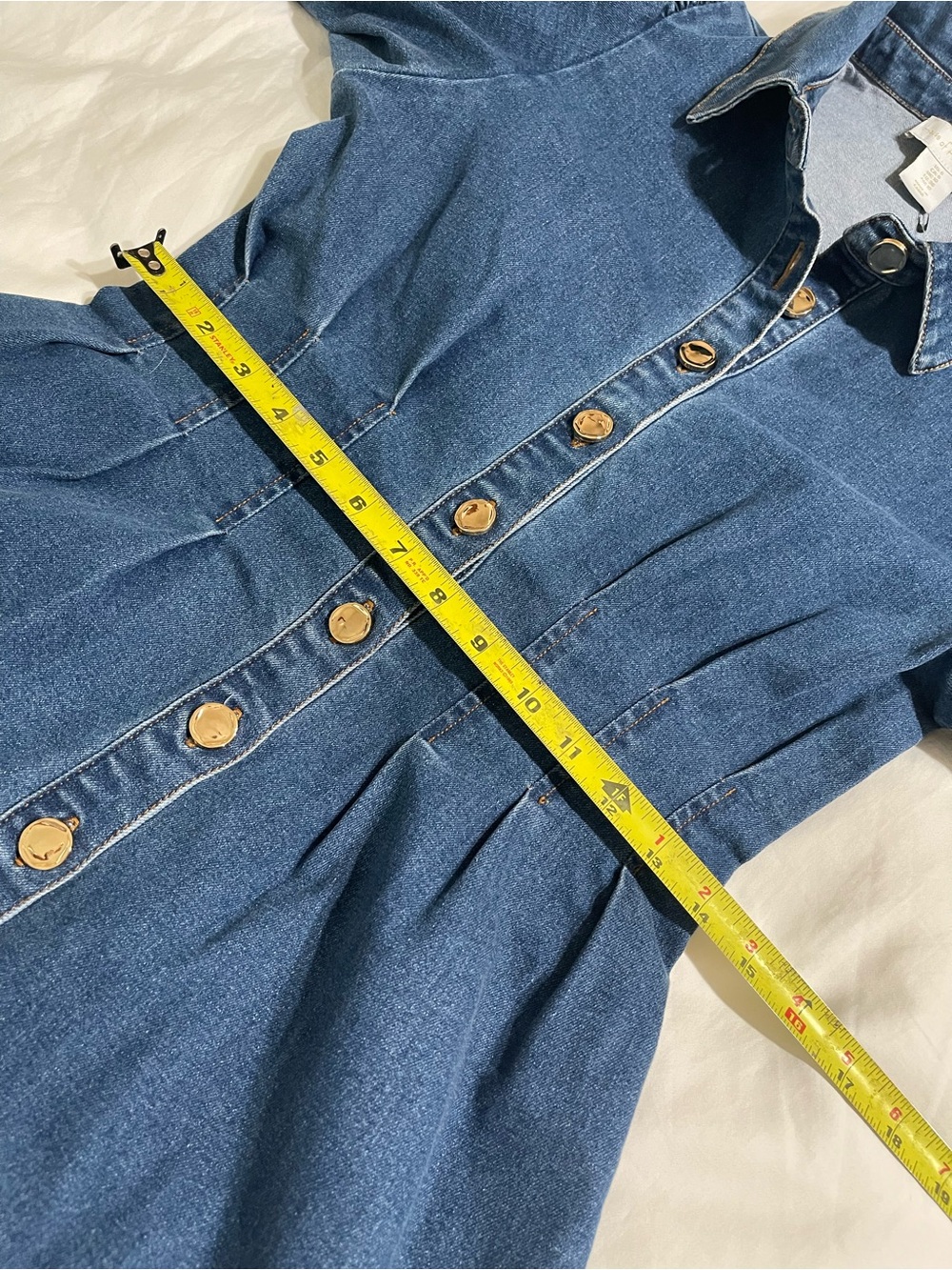 House of Harlow 1960 Edie Denim Midi Dress - Picture 11 of 14